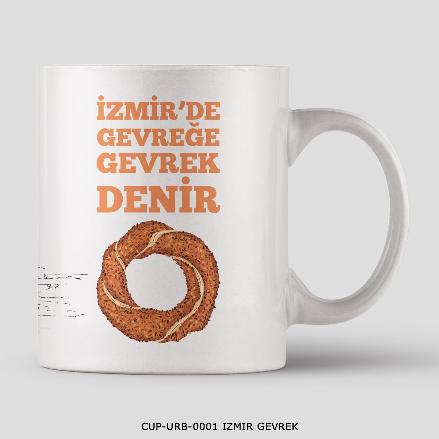 351mil Mug CUP-URB-0001 İZMİR GEVREK