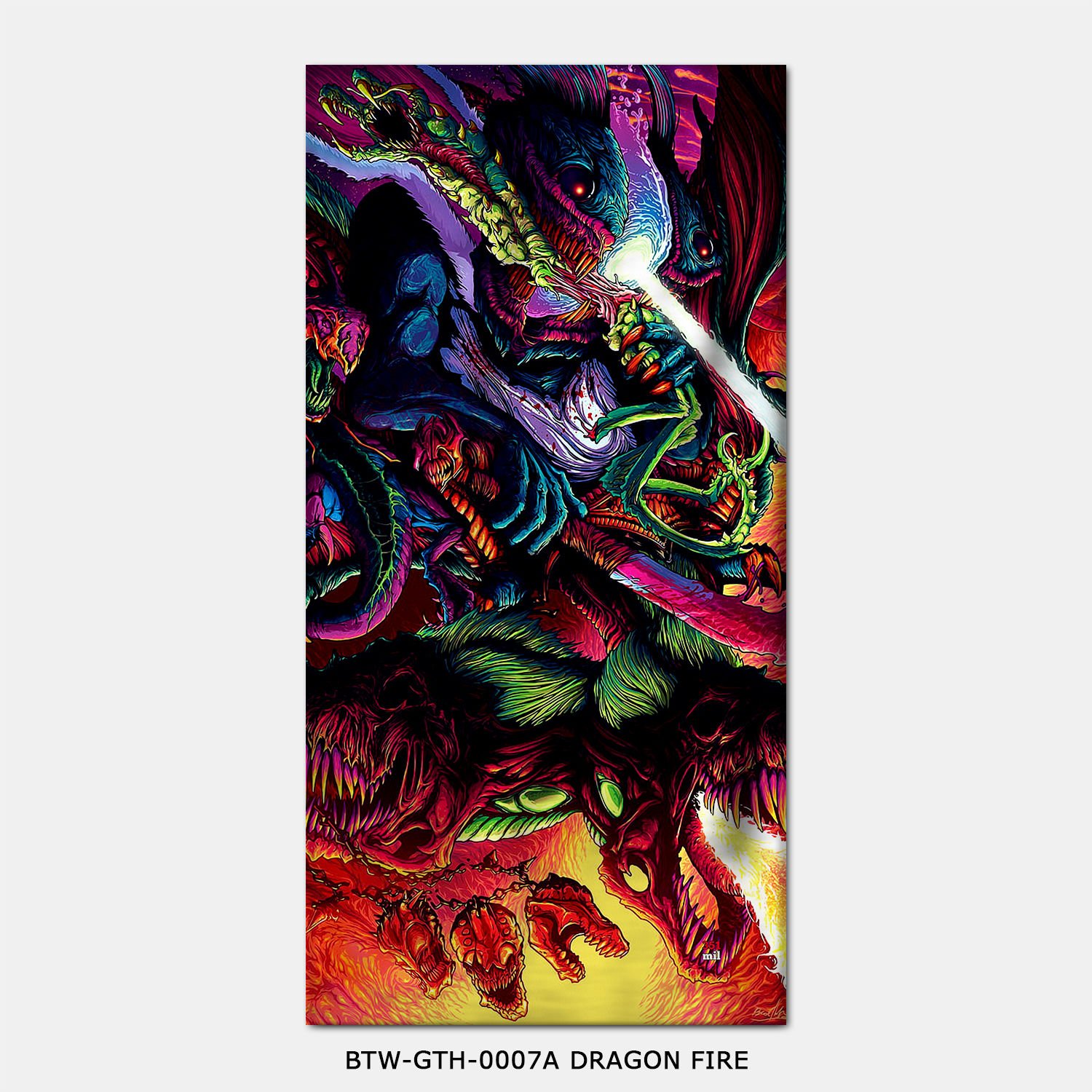 351mil Plaj Havlusu BTW-GTH-0007 DRAGON FIRE