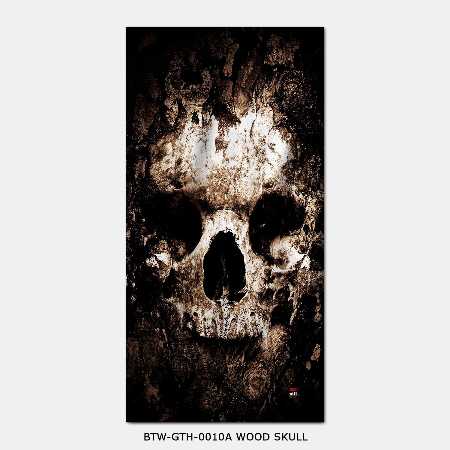 351mil Plaj Havlusu BTW-GTH-0010 WOOD SKULL