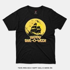 351mil T-Shirt TSHR-MRN-0014 HAPPY SAIL-O-WEEN