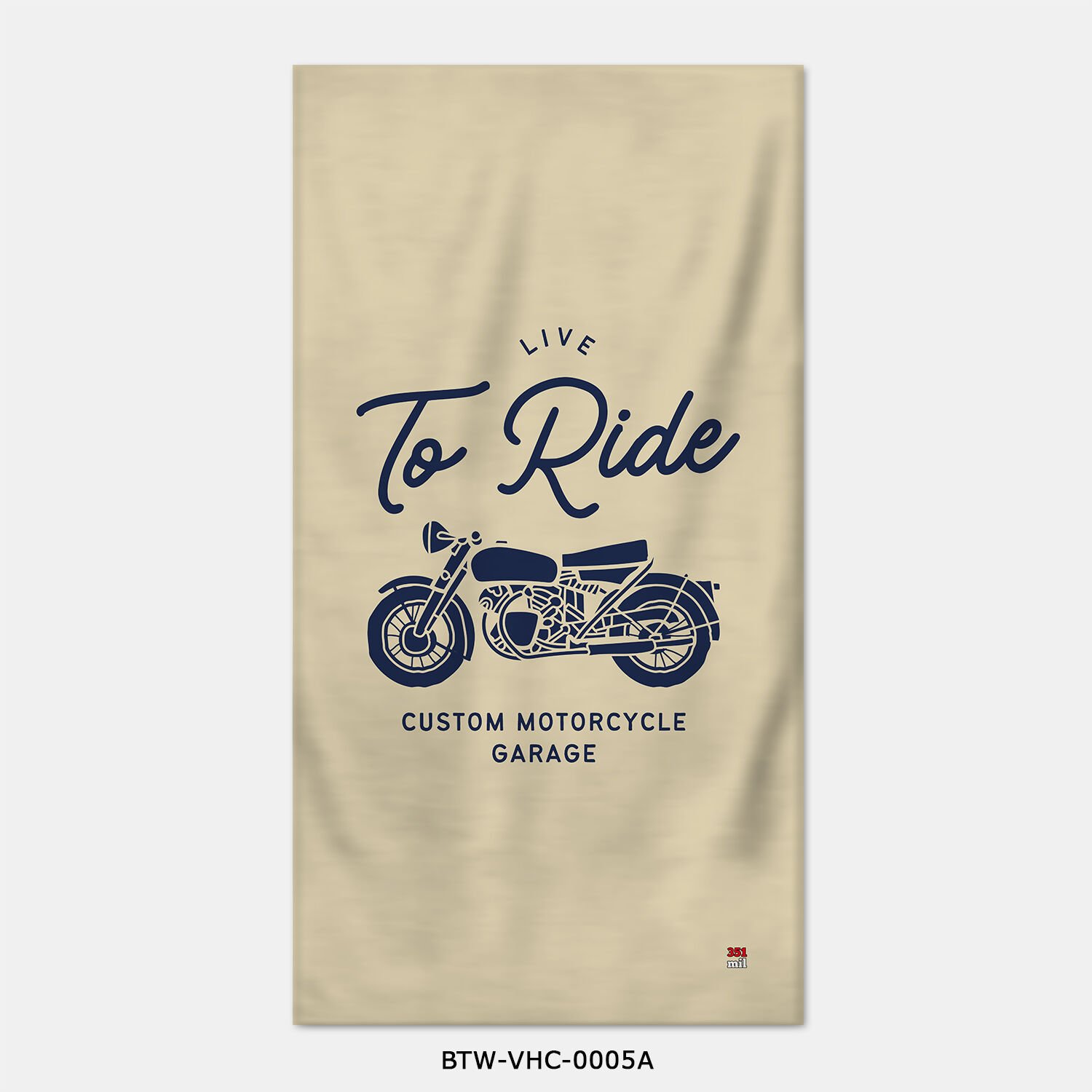 351mil Plaj Havlusu BTW-VHC-0005 LIVE TO RIDE