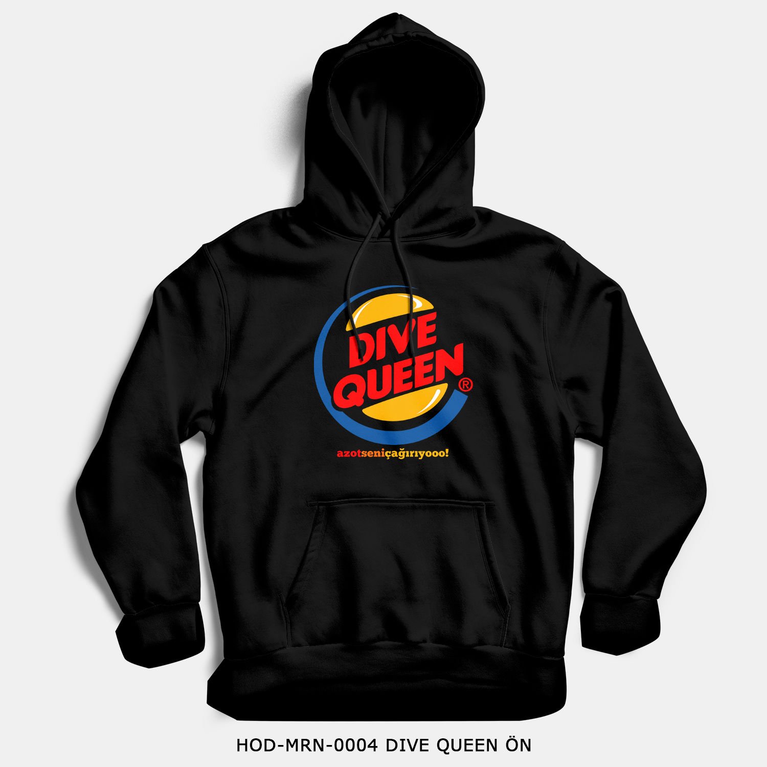 351mil Hoodie HOD-MRN-0004 DIVE QUEEN