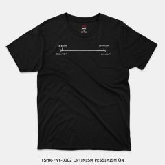 351mil T-Shirt TSHR-FNY-0002 OPTIMISM PESSIMISM