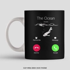 351mil Mug CUP-MRN-0004 DIVE PHONE