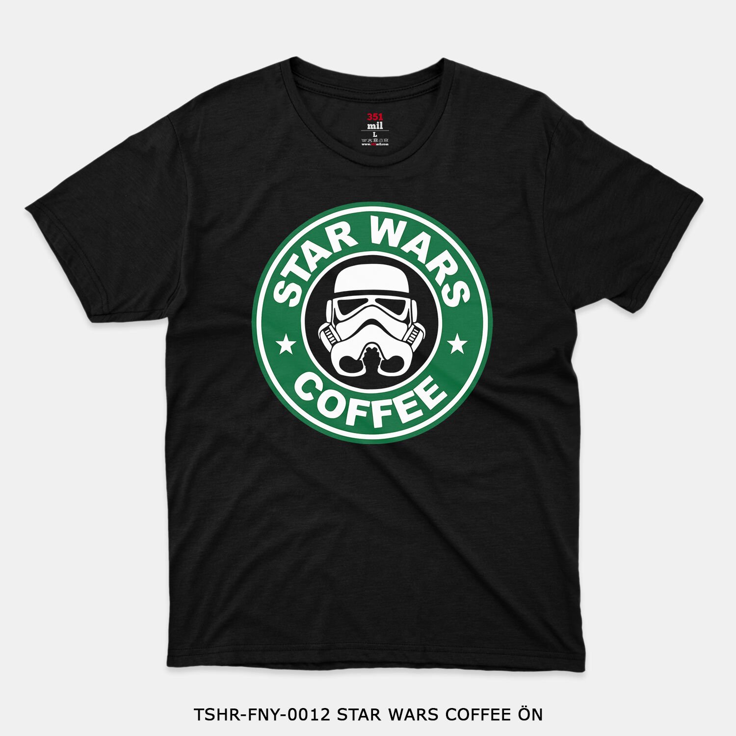 351mil T-Shirt TSHR-FNY-0012 STAR WARS COFFEE