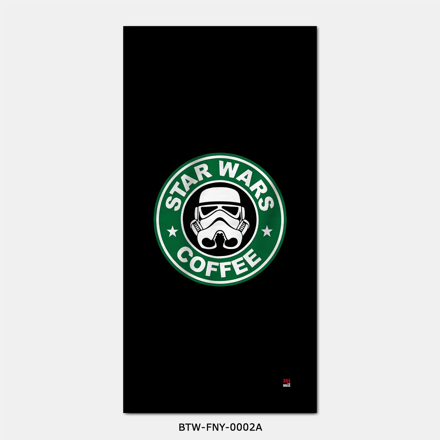 351mil Plaj Havlusu BTW-FNY-0002 STAR WARS COFFEE