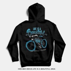 351mil Hoodie HOD-BKE-0001B LIFE IS A BEAUTIFUL