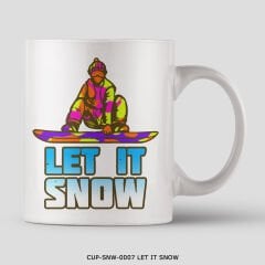 351mil Mug CUP-SNW-0007 LET IT SNOW