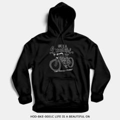 351mil Hoodie HOD-BKE-0001C LIFE IS A BEAUTIFUL