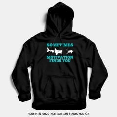 351mil Hoodie HOD-MRN-0029 MOTIVATION FINDS YOU