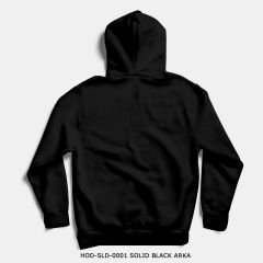 351mil Hoodie HOD-SLD-0001 SOLID BLACK
